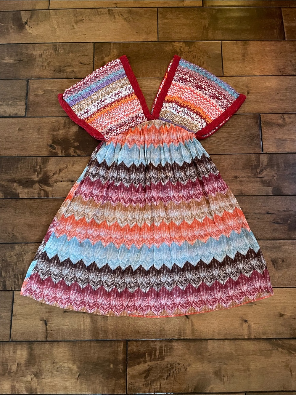 Missoni Multicolor Knit Swim Coverup/Shirt